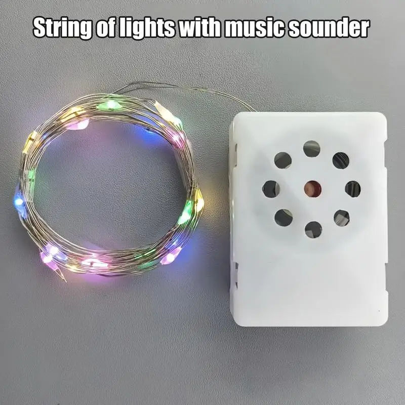 Module sonore enregistrable, boîte vocale, haut-parleur musical, jouet, guirlande lumineuse joyeux anniversaire, décorations de fête pour maman, fille, fils, femme