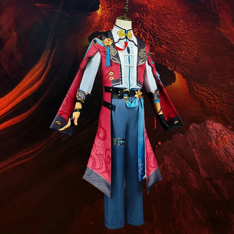 Jiaoqiu تأثيري لعبة هونكاي ستار السكك الحديدية جياو تشيو تأثيري حلي الذيل شعر مستعار أنيمي دور اللعب كرنفال حفلة الرسوم المتحركة الهزلية الدعاوى #4