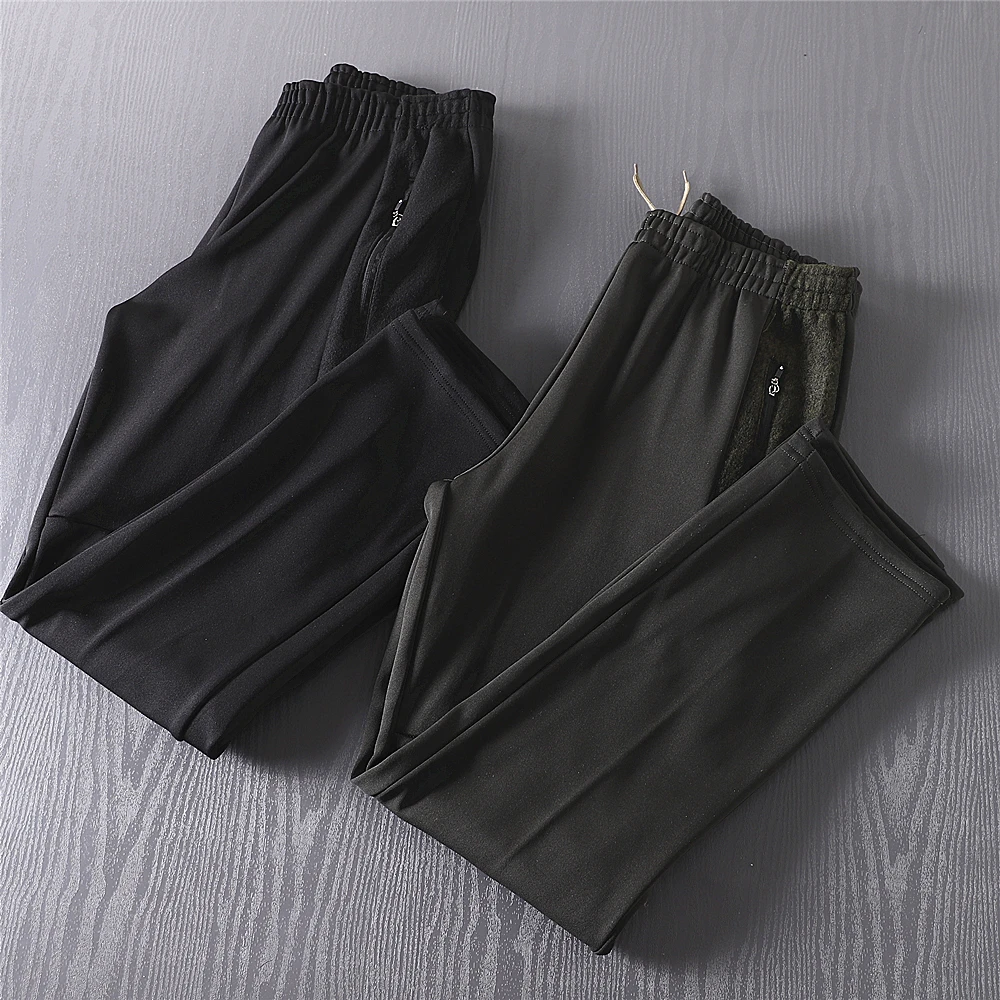 

Уличные повседневные брюки Color Blo Fce с эластичной резинкой на талии, прямые длинные брюки, простые брюки из смеси полиэфирного волокна