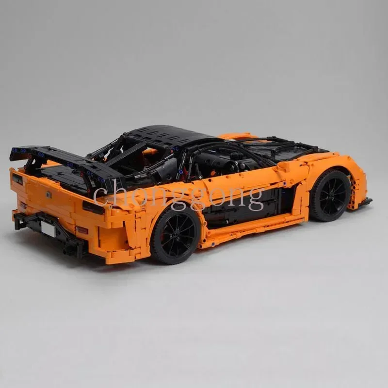 NEW Model MOC-57488 Building Blocks Bricks RX-7 -Veilside Fortune Sports Car DIY Assembly Children's Education Kids for Toy Gift