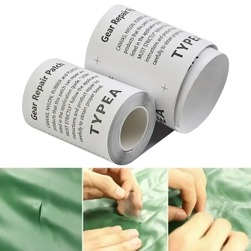 

Waterproof and Leakproof TPU Transparent Repair Tape for Inflatable Products - Suitable for Tents, Canopies,Air Mattresses