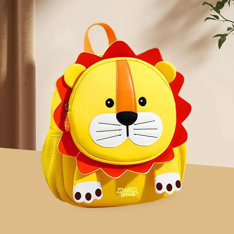 Preschool Backpacks for Boys and Girls Cartoon Design Anti-Stray Small Backpacks Kids Bags Wholesale in Stock