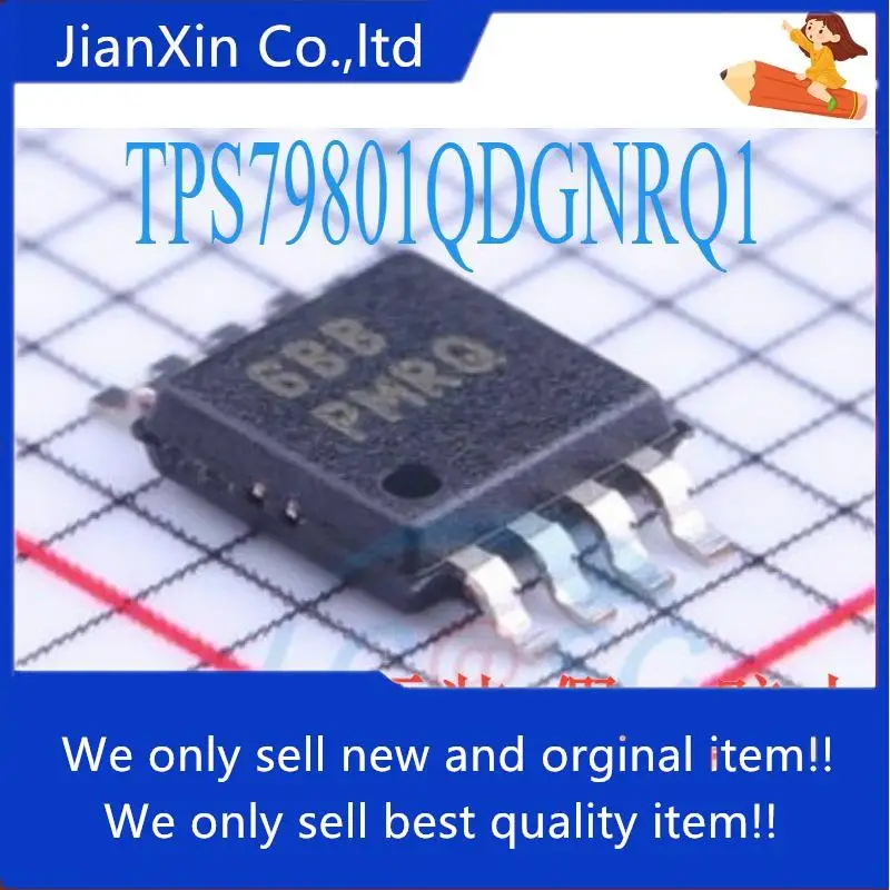 

5pcs 100% orginal new Regulator TPS79801QDGNRQ1 SMD TSSOP-8 Silkscreen PMRQ TPS79801