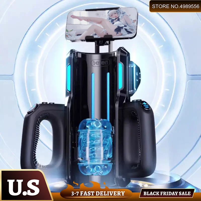 ألعاب الجنس الولايات المتحدة في المخزون Leten THRUSTING-PRO الهزاز آلة الجنس التلقائي الرجال لعبة الاستمناء كس المهبل ذكر الاستمناء