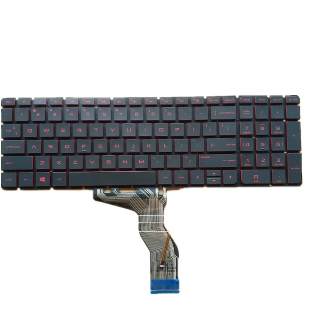 Laptop Keyboard For HP OMEN 15-ax000 15-ax100 15-ax200 Black US English Layout