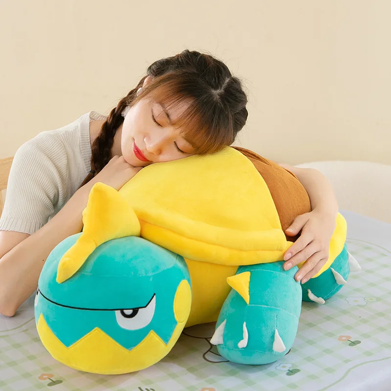60cm Cartoon Anime Pokémon Drednaw Plush Toy Kawaii Sword and Shield Pikachu Plushies Soft Stuffed Doll Big Size Pillow Kid Gift