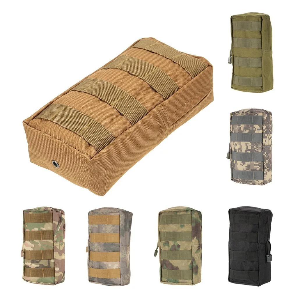 Tactical Molle EDC Pouch Outdoor Waterproof 1000D Nylon Multi Purpose Army Tactical Pack Universal Hunting Camping Equipment Bag