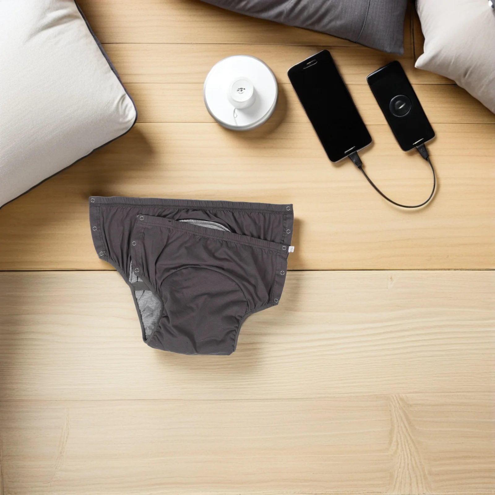 성인용 방수 속옷 세탁 가능한 면 요실금 팬츠 노인용 재사용 가능한 풀온 기저귀 남녀 공용