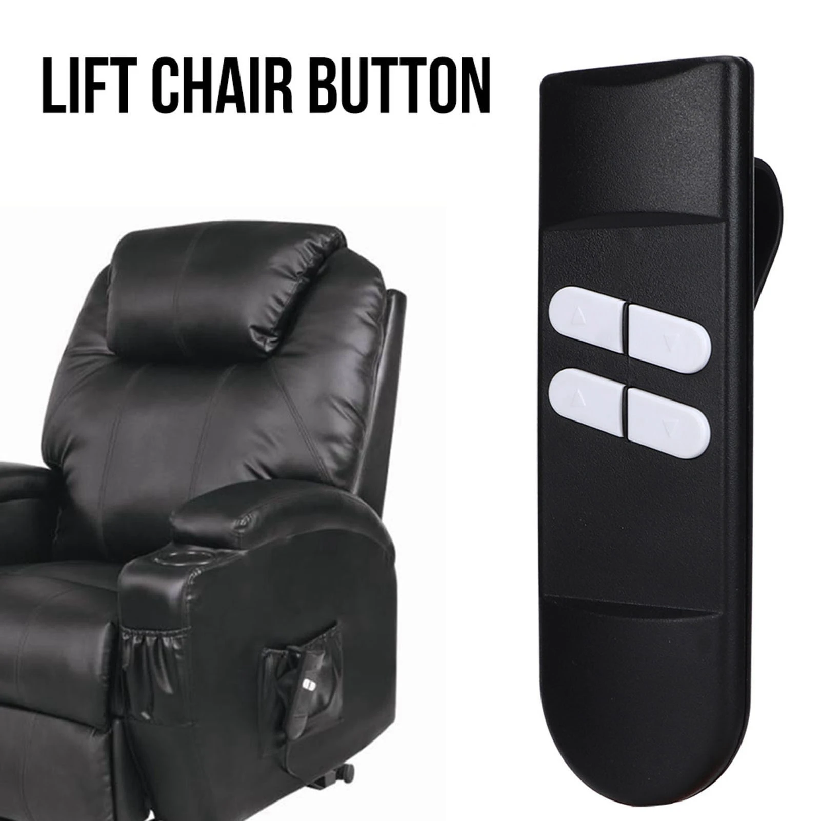 Electric Recliner Button Electric Recliner Controller 4 Button for Lifting Chair Electric Sofa Manual Hand Controller