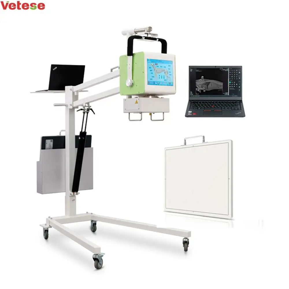 Equipamento portátil médico do raio X do veterinário, varredor móvel digital do sistema do raio X do osso, máquina de raio X veterinária, preço