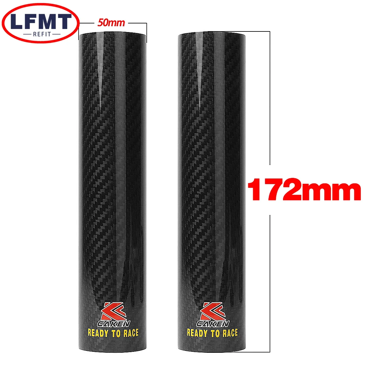 Motorcycle Fork Wraps Carbon Fiber Protectors For Honda CRF 250R 450R 250L 250M 250X 450X XR250 SXF EXCF YZF KXF RMZ Dirt Bike