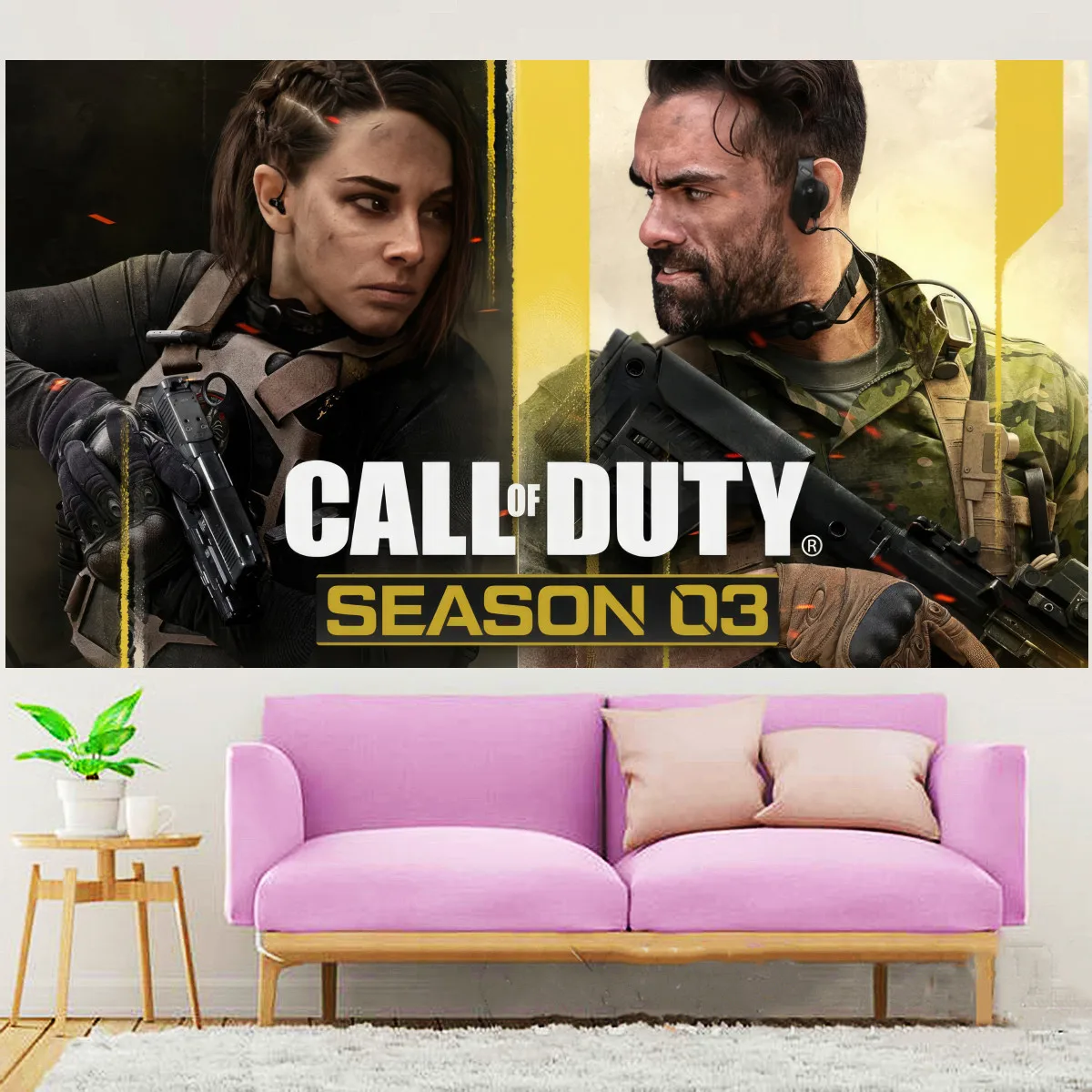 Call of Duty Poster Modern Warfare Games Poster Canvas Wall Painting Game Room Wall Decor Bedroom Wall Art Stickers Home Decor