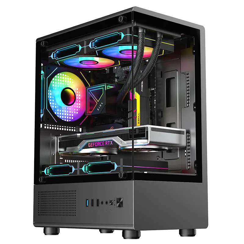 

Column-Venus M240 Panoramic Room Computer Desktop Water Cooling Side Transparent Gaming Host Case
