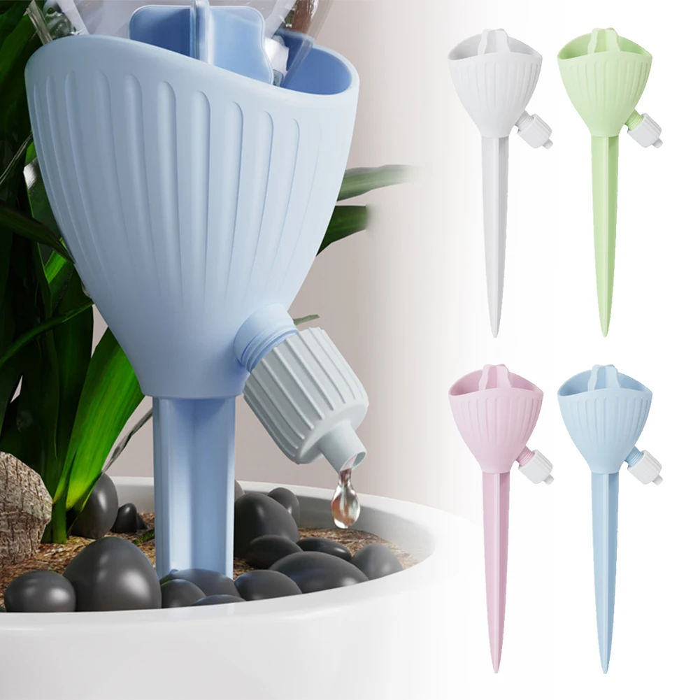 Automatic Lazy Waterer Household Drip Irrigation Flower Potted Plants Adjustable Timing Self Watering Dripper Spikes Home Garden