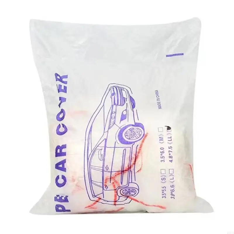 Disposable Parking Car Cover with Elastic Full Body Case for Dust Exposure R6FB