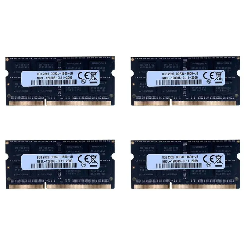 X64A-4X DDR3 8GB Laptop Ram Memory 1600Mhz PC3-12800 1.35V 204 Pins SODIMM Support Dual Channel For AMD Laptop Memory