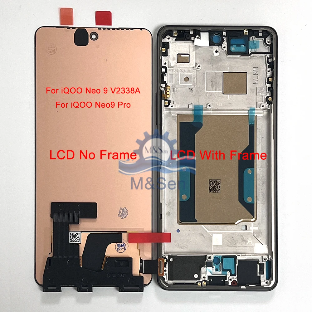 678-original-amoled-for-vivo-iqoo-neo-9-5g-lcd-v2338a-display-screen-for-iqoo-neo-9-pro-5g-neo-9s-pro-frame