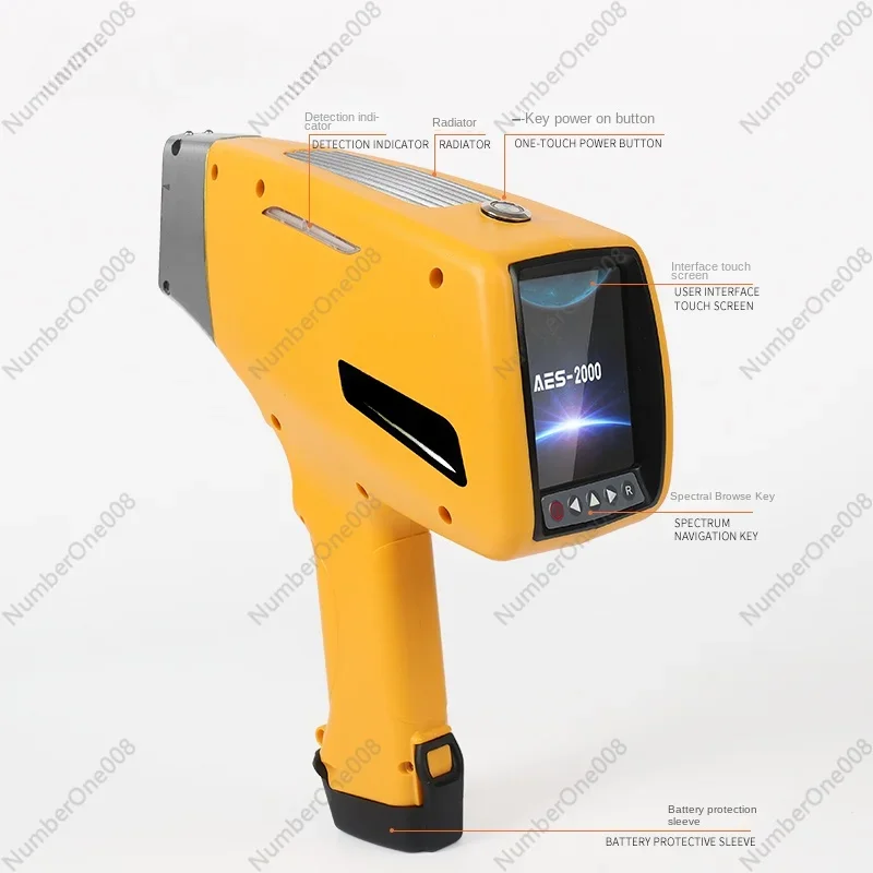 AES-2000 Handheld Spectrometer Metal Analyzer Portable Metal Content Material Multi-Element Analyzer