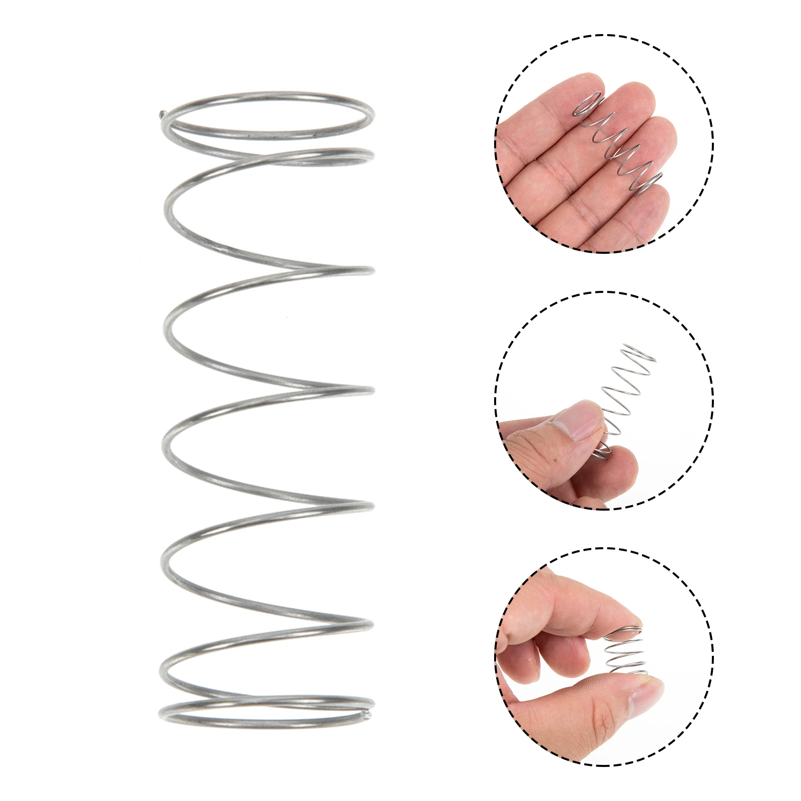 3pcs Piston Button Springs Trumpet Button Replacement Spring Tenor Trumpet Replacements Accessory Wind Musical Instrument Kit