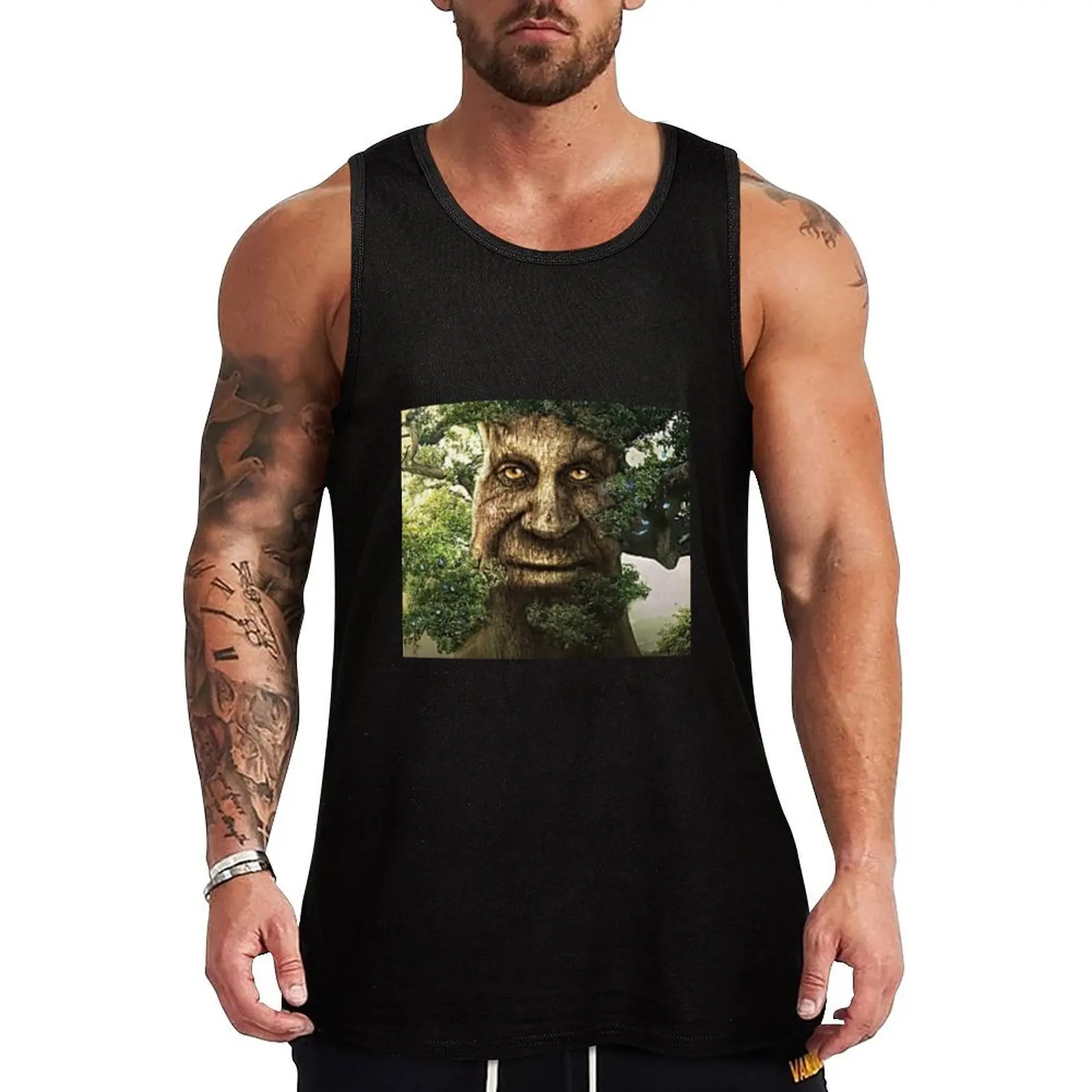 

Wise Mystical Elucidative Tree Original Art [Hi-Res] Tank Top cotton t-shirts man plain t-shirt fashion 2025 man Man gym clothes