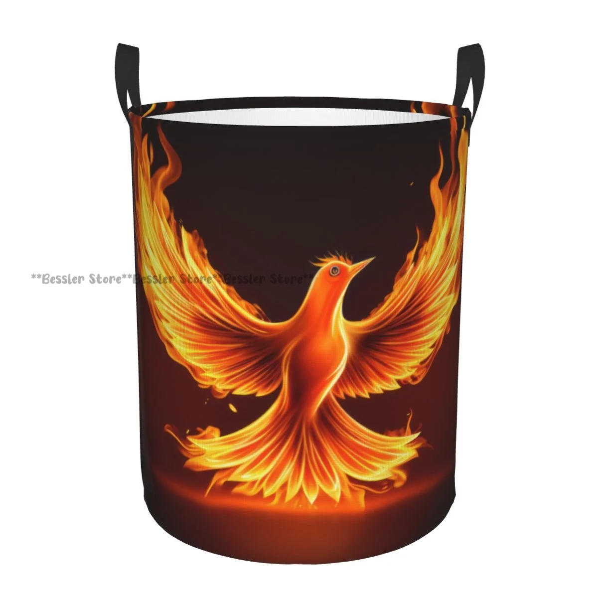 Flying Phoenix Waterproof Storage Bag Household Dirty Laundry Basket Folding Clothes Organizer