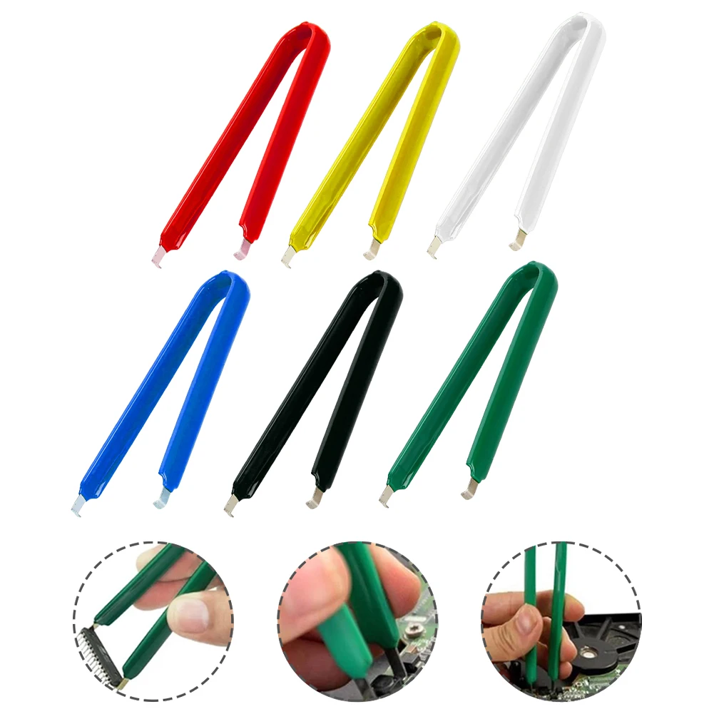 Reliable U Type Flat IC Chip Protect Plier ROM Circuit Board Extractor Removal Puller Set for TV / DVD / PC Technicians