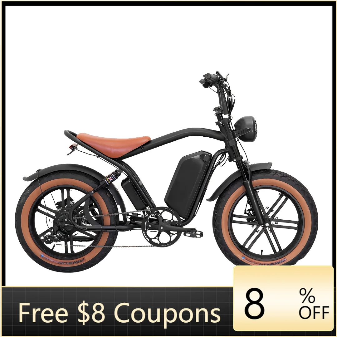 

STLF 20 Inch 1000W 48V Fast Off Road Cruiser Ebike Fast Electric Bike Full Suspension High Power Specialized Mountain Cross Bicy