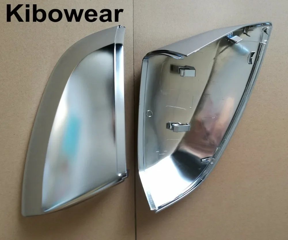 

Kibowear for Audi Q5 FY Q7 4M SQ5 Side Wing Mirror Covers caps Silver Matte aluminum Brushed Chrome replace