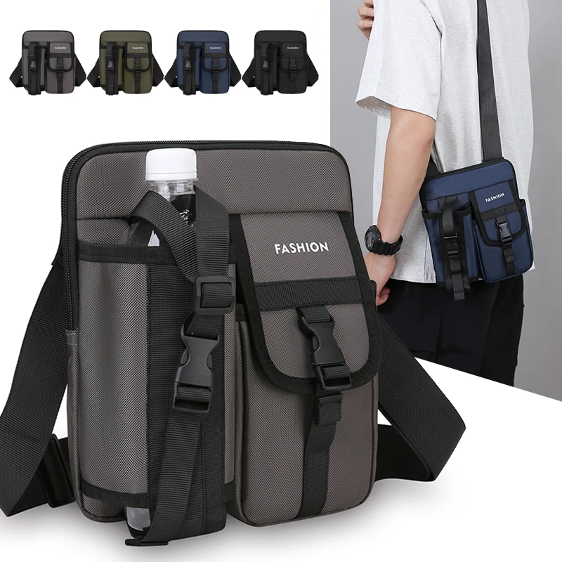 

Multifunction Men's Shoulder Bag Lightweight Outdoor Hiking Crossbody Bags For Men Casual Waterproof Male Handbag Travel Bag