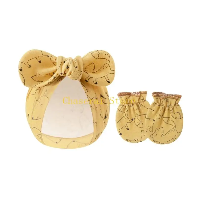 E7CE 4 مجموعة القبعات القوية القوية مع القفازات المطابقة لتصميم قفازات مضادة للخدش