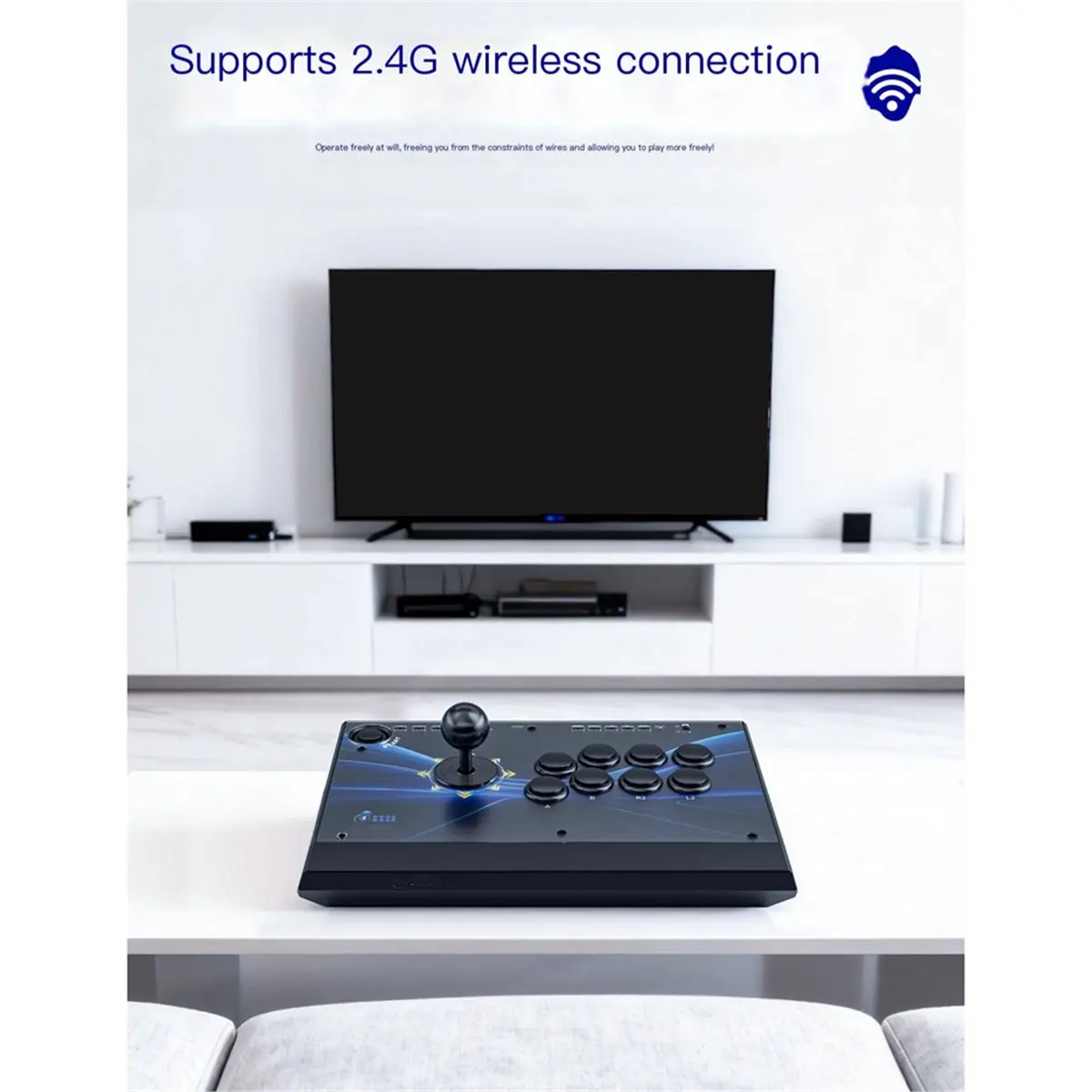 Promotion Q1WL Wireless Dual-Mode Game Stick Controller Supports Switch Steam PC Game Stick Controller