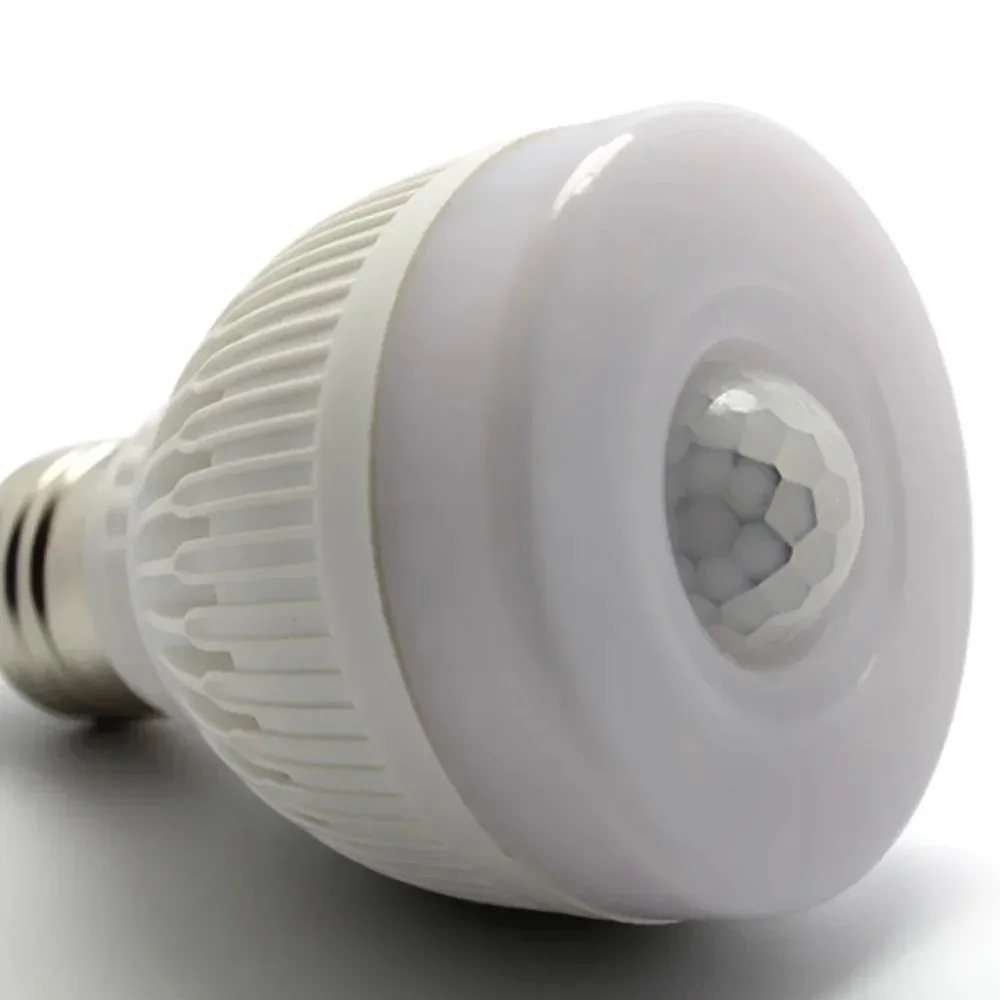 E27 5W LED Sensor Bulb 85-265V PIR Motion Sensor Light Bulb Auto ON/OFF LED Lamp Day Night Light For Stair Hallway Pathway