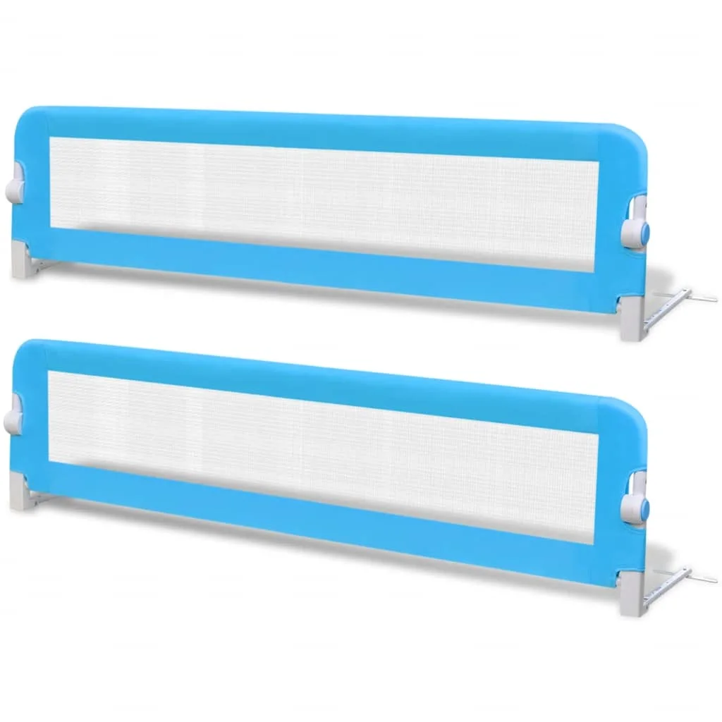 Child Bed Safety Armrest Blue Bed Guardrail Baby Sleeping Safety Bed Guard Rail Protective Bumpers 150x42 cm