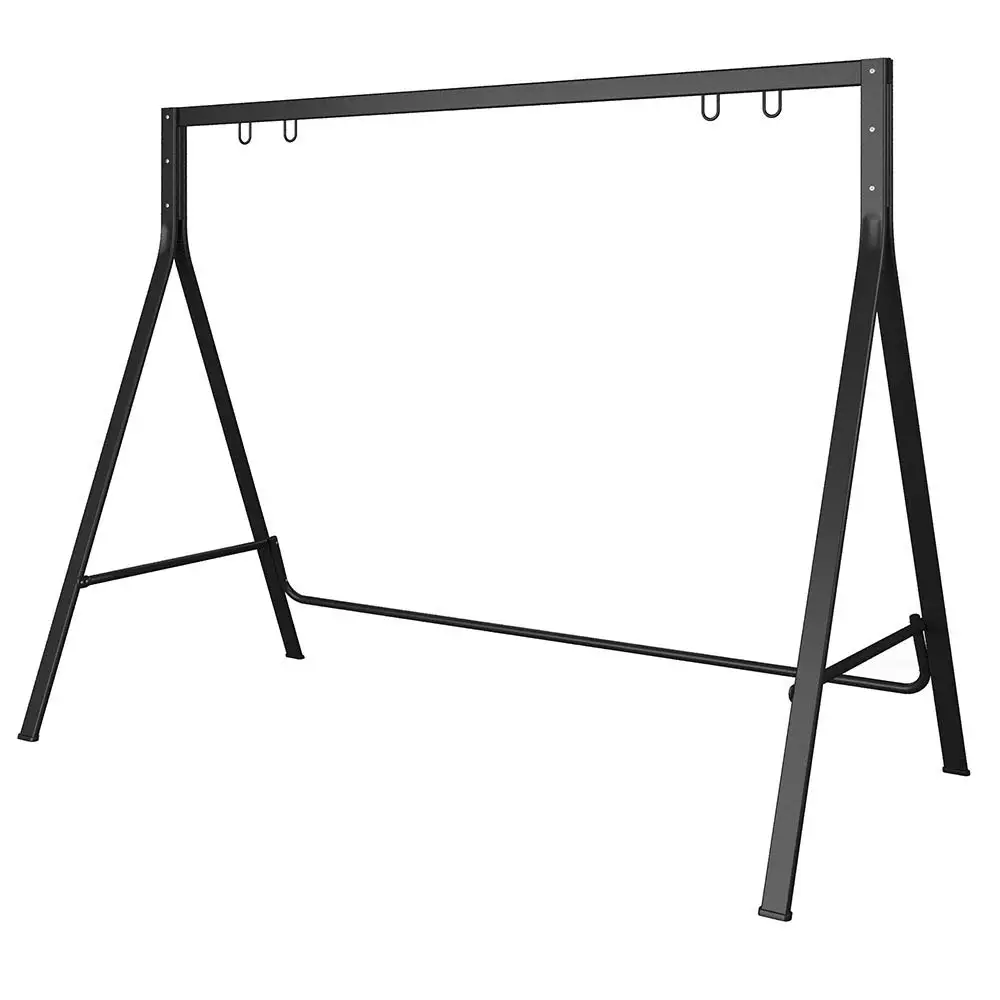 Metal Outdoor Porch Swing Stand - Outdoor Heavy Duty Swing Frame for 4 Ft. or 5 Ft. Swings, Perfect for Patio, Yard, Customized