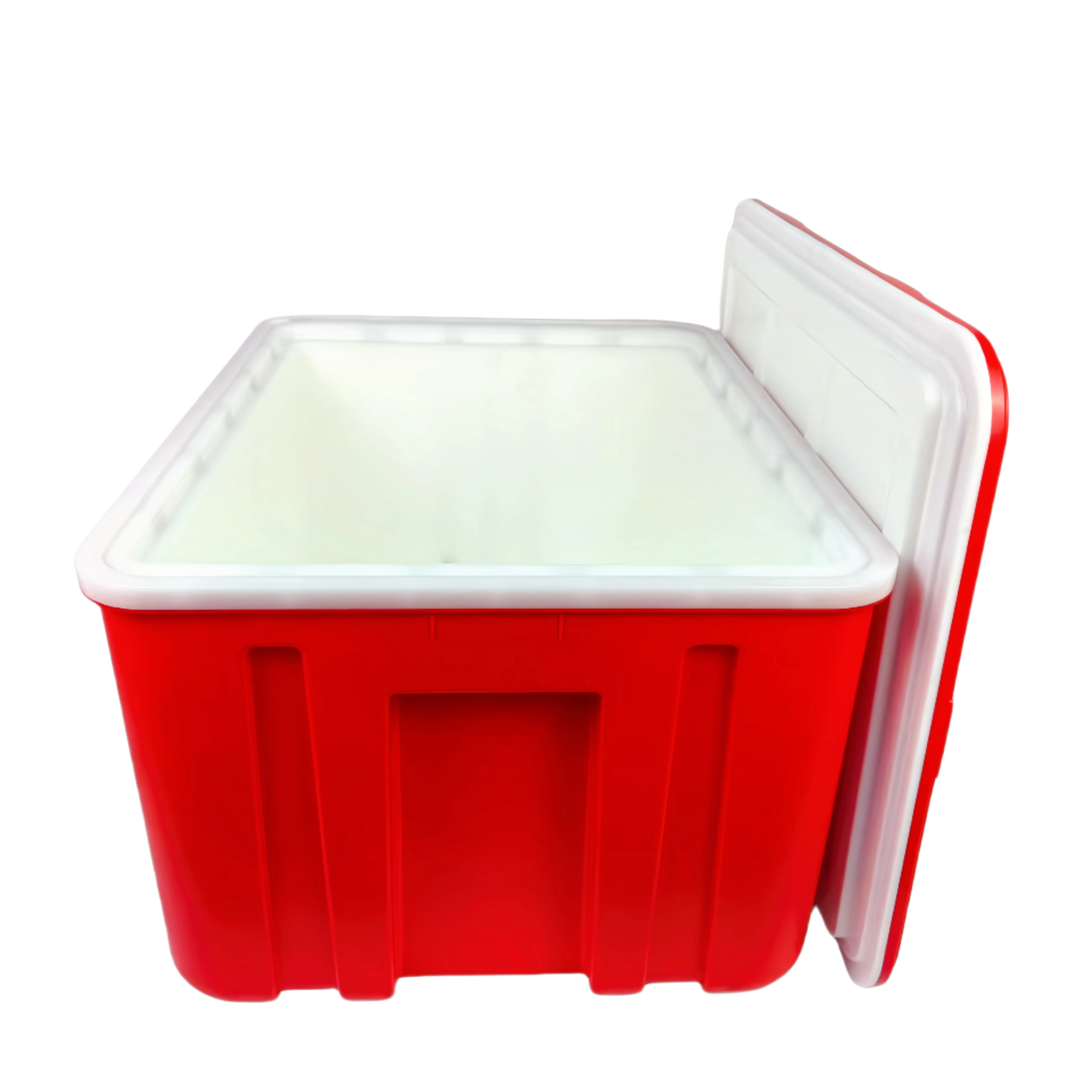 

63L Plastic Cooler Box Modern Portable Cold/Warm Thermal Insulated Box Custom Logo And Print Food Grade For Fish Insulated Box