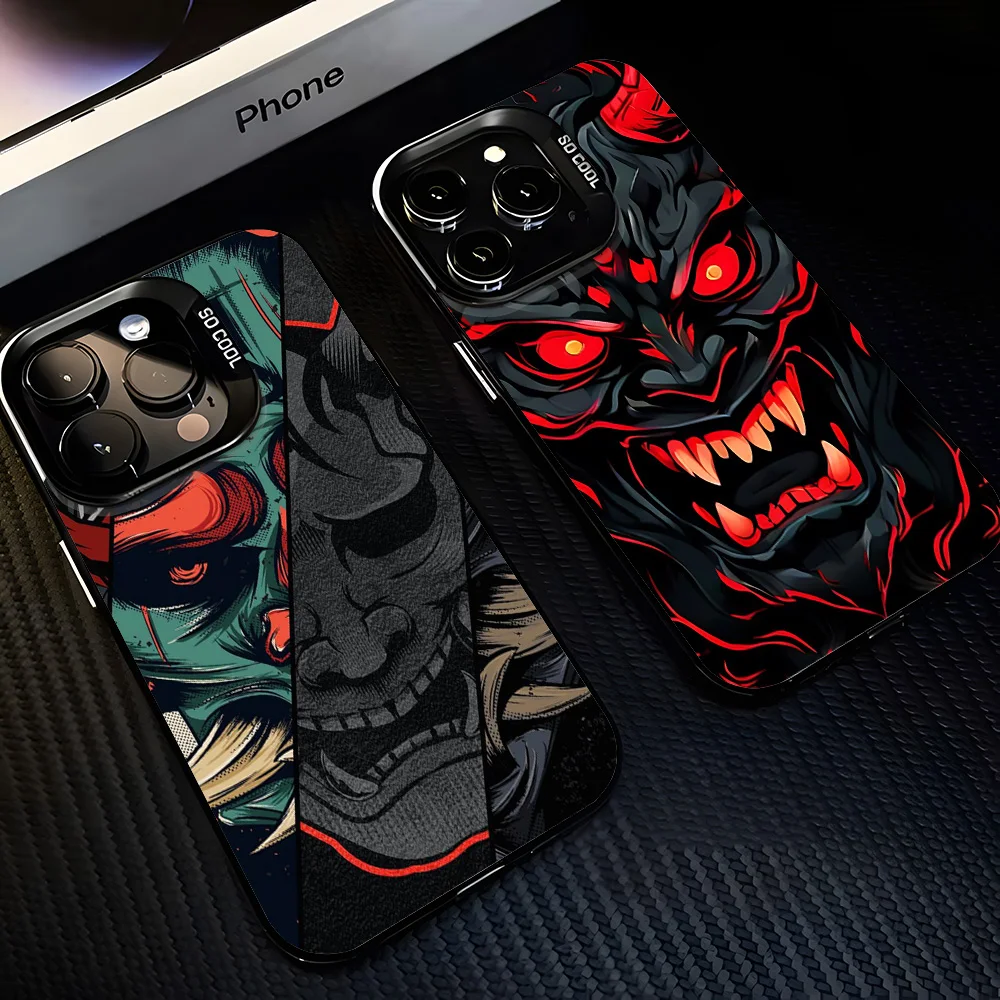 Japan Ghost Face Samurai Phone Case for Samsung Galaxy A37 A57 A17 A07 A16 A06 A35 A55 A15 A56 A54 A36 A34 A24 A26 4G 5G Cover