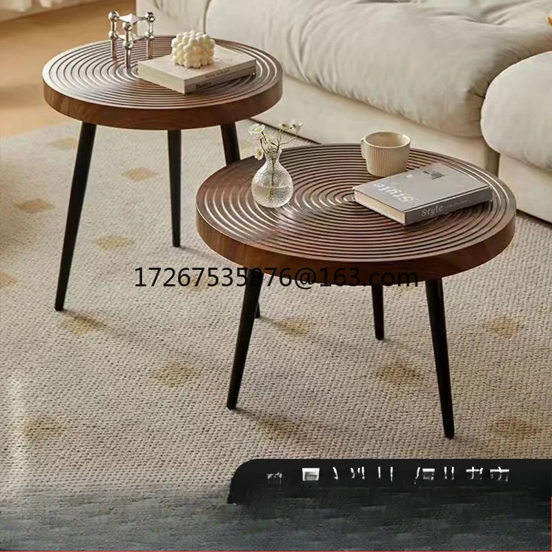

Легкий роскошный минималистичный креативный ежегодный кольцевой комбинированный журнальный столик с краями дивана, небольшой чайный столик