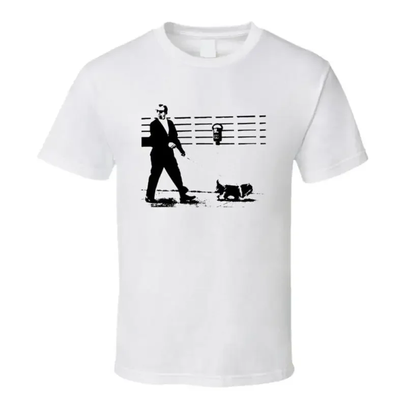 Meyer Lansky Walking His Dog Mafia Gangster T Shirt