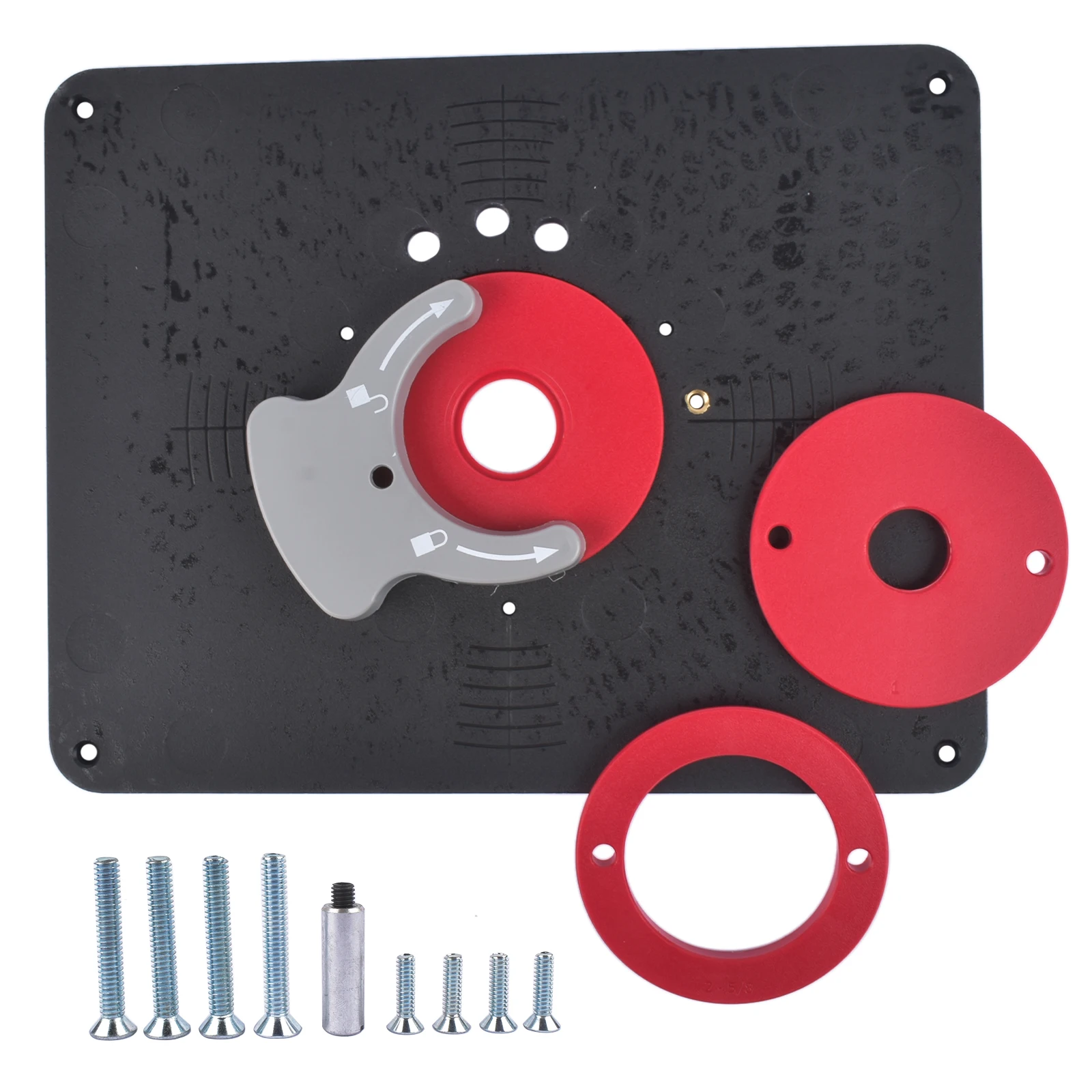 AP01 For Precision Router Table Insert Plate w/ Level-Loc Rings For Porter-Cable PRS4036