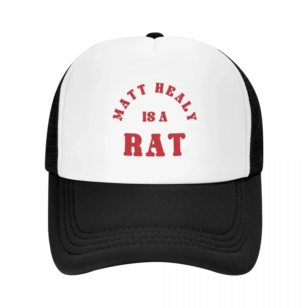 matt healy is a rat shirt Funny Gift Idea Baseball Cap sun hat New In Hat Luxury Cap derby hat For Girls Men's