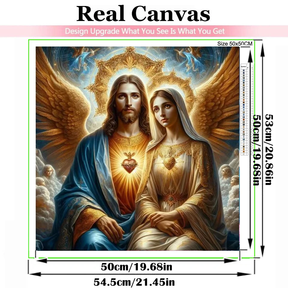 5D Diy Diamond Painting Mosaic Jesus Virgin Mary Sweet Family Full Square Round Embroidery Cross Stitch Religion Home Decor