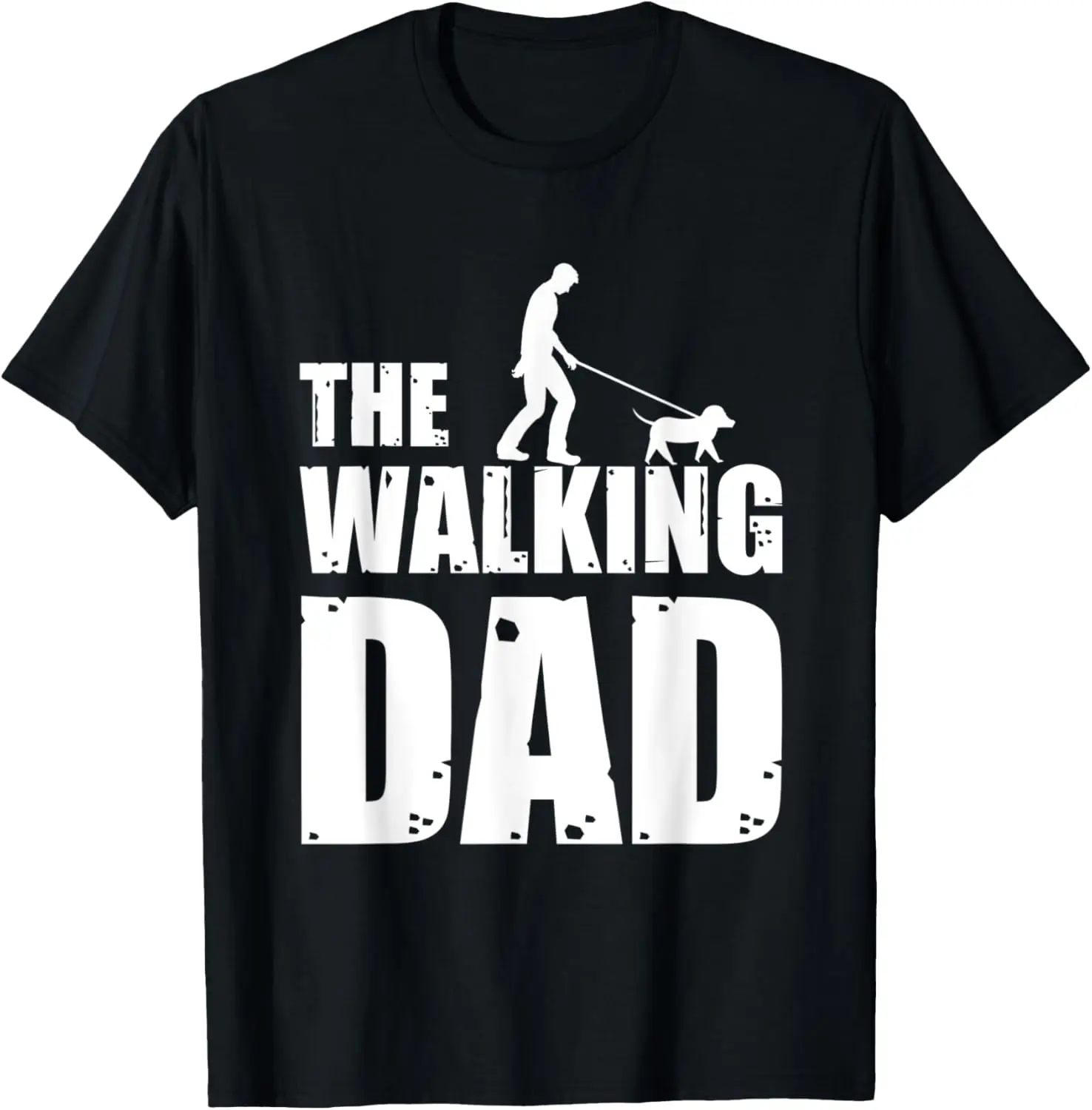 Mens The Walking Dad Dog Lover Owner Puppy Pet gift T-Shirt