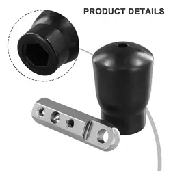 Gym Pulley Machine Cable Connector Gym Cable Terminal Wire Rope Connector Protect Equipment Fits Fitness Equipment Cables Parts