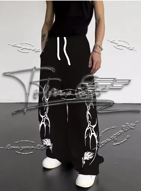 

Новинка 2023 года, осенние и зимние уличные трендовые спортивные шорты, повседневные универсальные брюки, свободные и подходят для мужчин и женщин