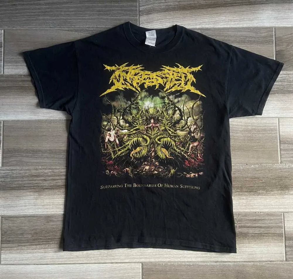 Ingested Surpassing The Boundaries of Human Suffering Black Size S-5XL Tee HH125