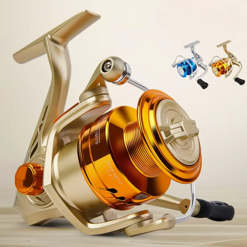 Spinning Fishing Reel For Freshwater Saltwater Ultralight Spool Fold Rocker Left/Right Interchangeable Easy to Carry