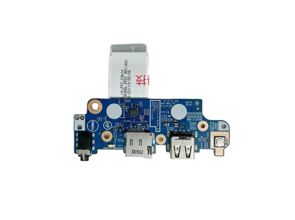 MLLSE AVAILABLE FOR DellLatitude 3300 3310  SWITCH POWER BUTTON USB AUDIO BOARD 0KR8F3 FAST SHIPPING