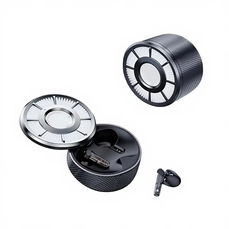 BT Semi-in-Ear TWS Earphones JL Chipset LED Battery Indicator ANC IPX4 Waterproof Touch Control RGB Light