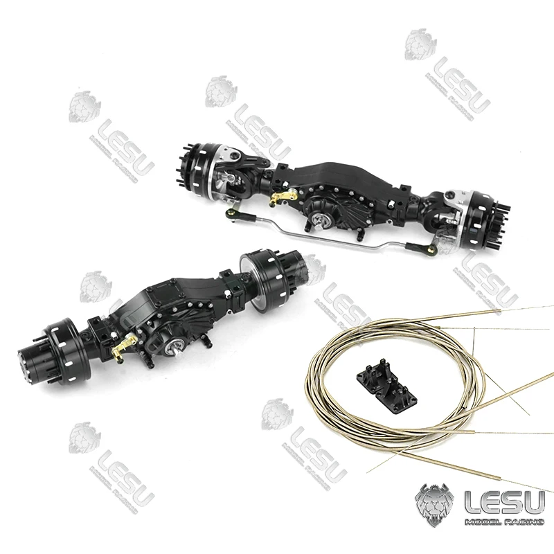 

Parts Lesu Metal Front Rear Wheel Reduction Axle Differential For 4*4 Tamiyaya 1/14 Rc Truck Toucan Remote Dumper Th17168