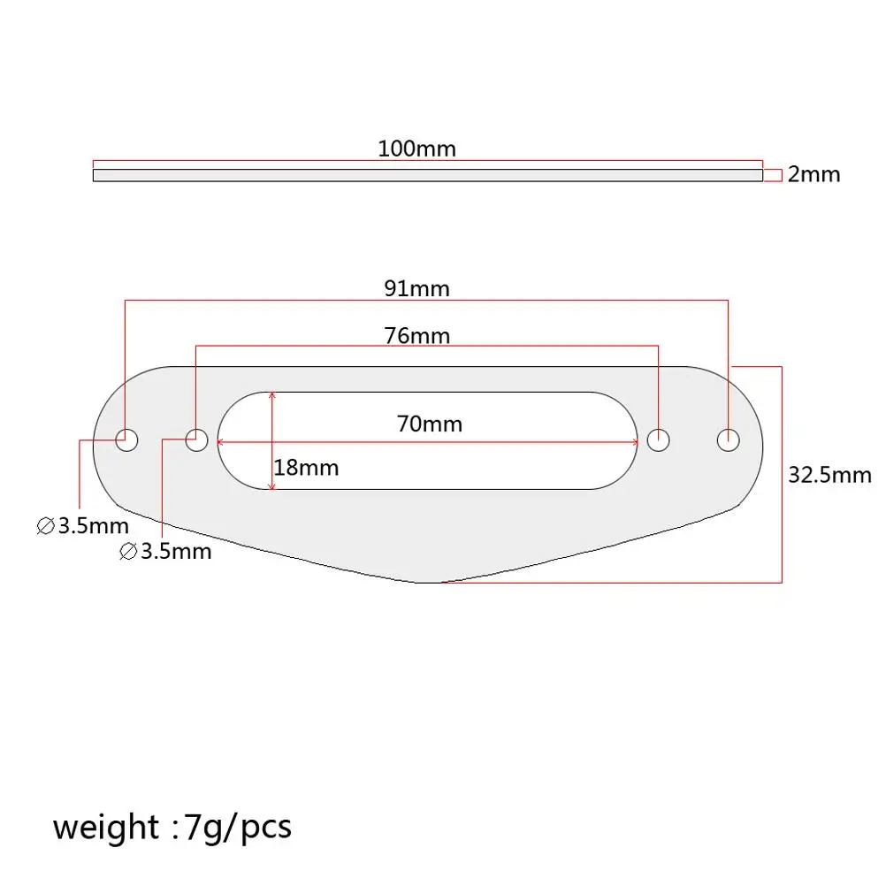 

Metal Guitar Pickup Frame Black Electric Single Coil Mounting Ring for Style Instruments Durability Replacement Parts